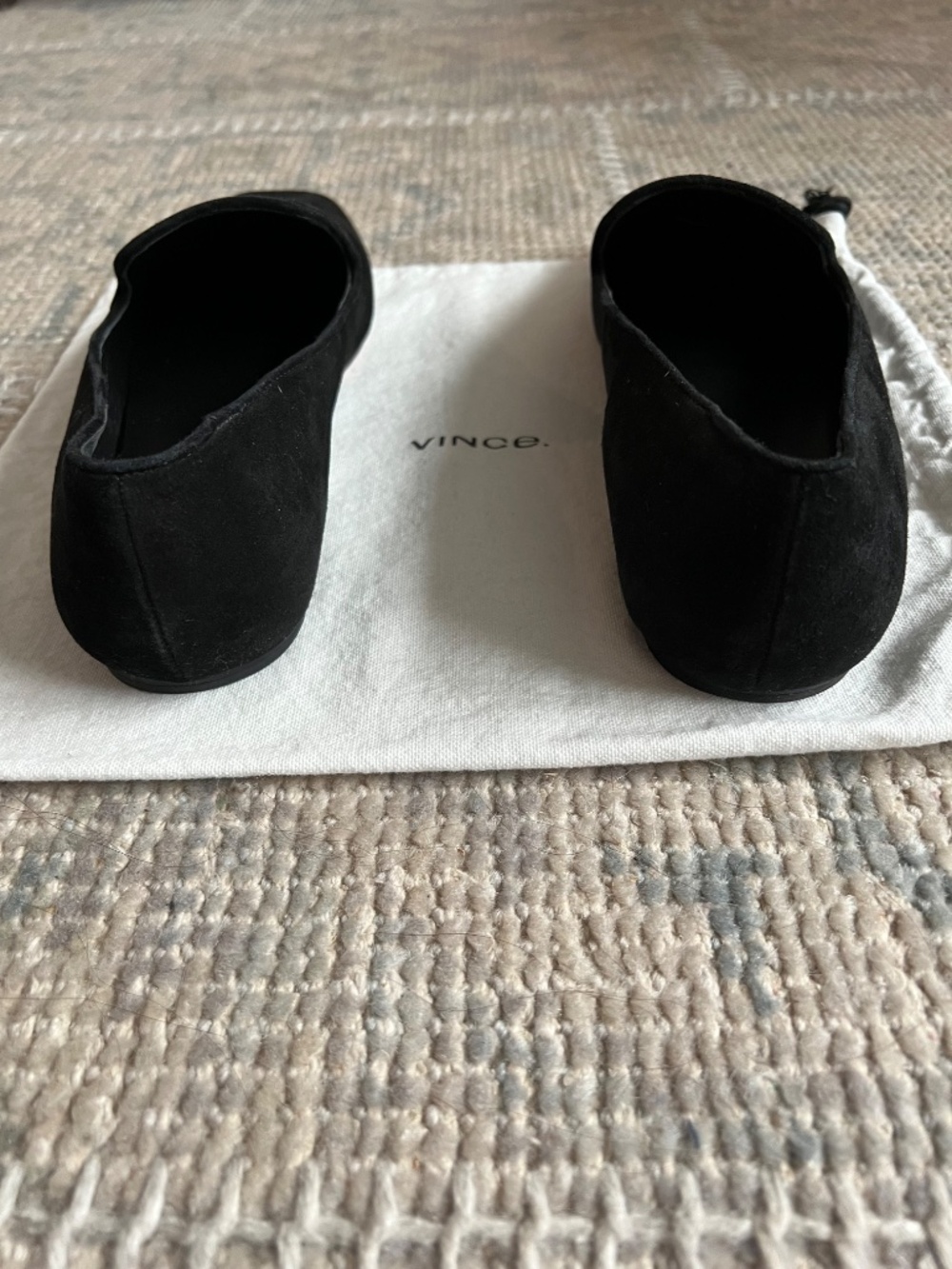 Vince Women's Clark Black Suede Loafer - 9 - Picture 2 of 6